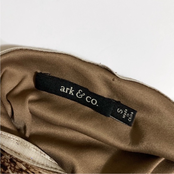 🩷 ARK & CO. Strapless Snakeskin Mini Dress Small 1020 - Picture 2 of 5